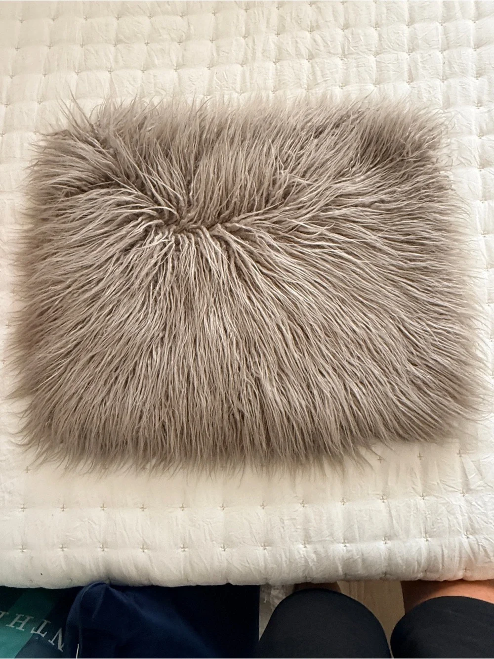 Pottery Barn Faux Fur Pillow cover